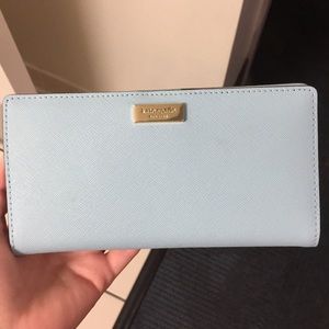 Baby blue Kate spade wallet